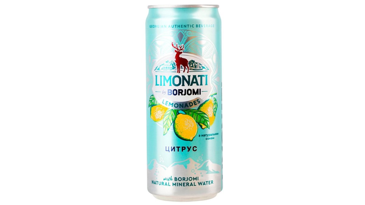 ბორჯომი Carbonated Drink Lemonade with citrus (330 ml)