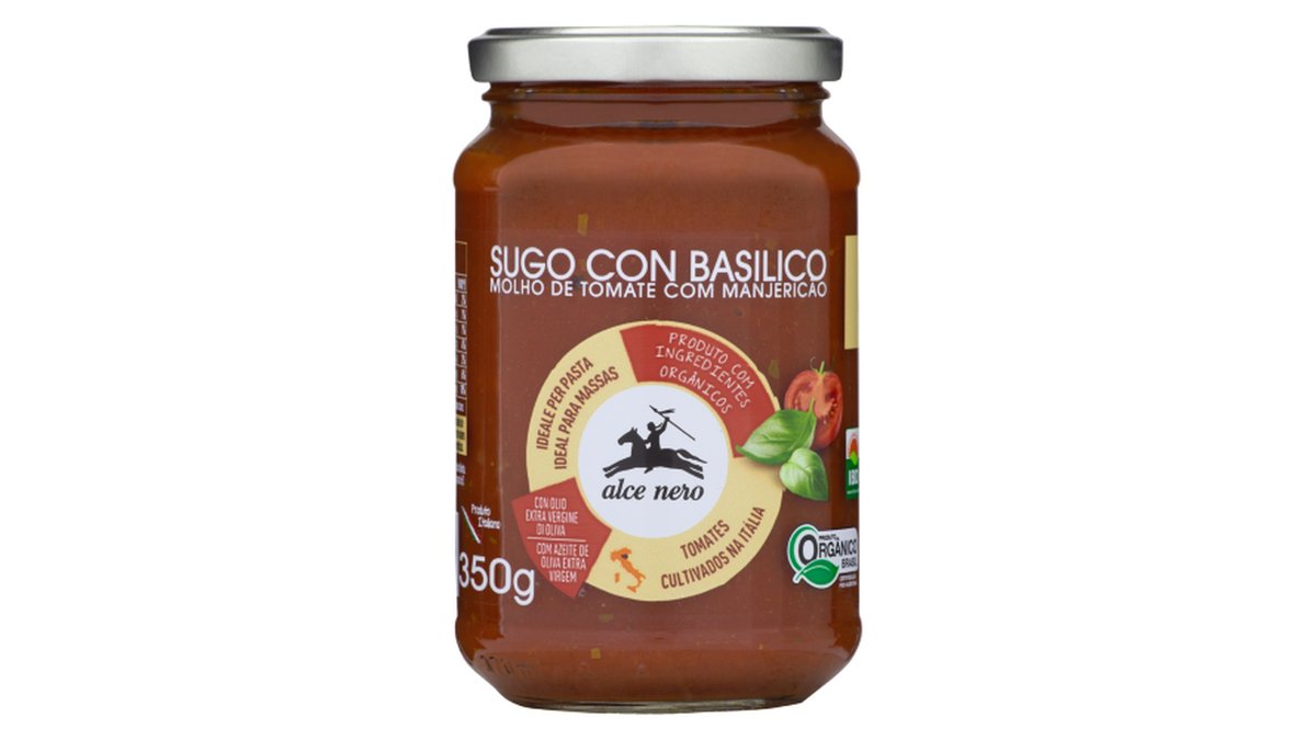 ალჩე ნერო Томатный соус Organic, with tomato basil (350 g)