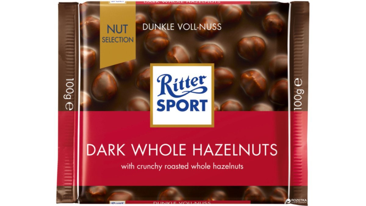 Ritter Sport Шоколад Dark Chocolate with Whole Nuts