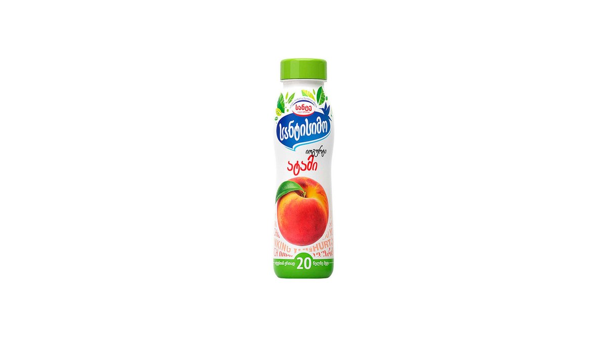 Santissimo იოგურტი peach cream (590 g)