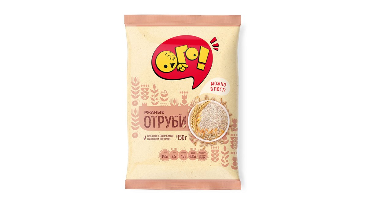 ქატო რუხი ხრაშუნა პური rye bran (200 g)