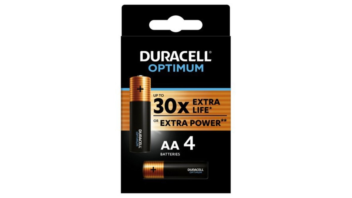 Duracell Алкалиновая батарея AA Optimum (4 pcs)