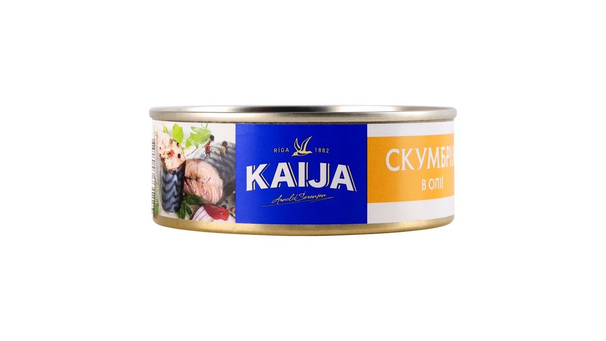 Kaija fish mackerel in oil (240 g)
