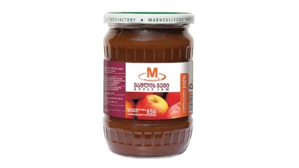 Marneuli კენკრის ჯემი apple (650 g)