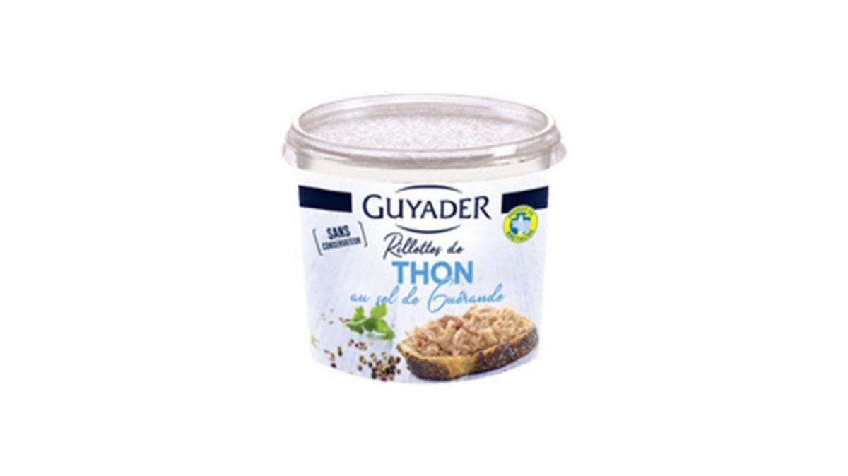 GUYADER Spicy Tuna Pate Rillettes de Thon (385 g)