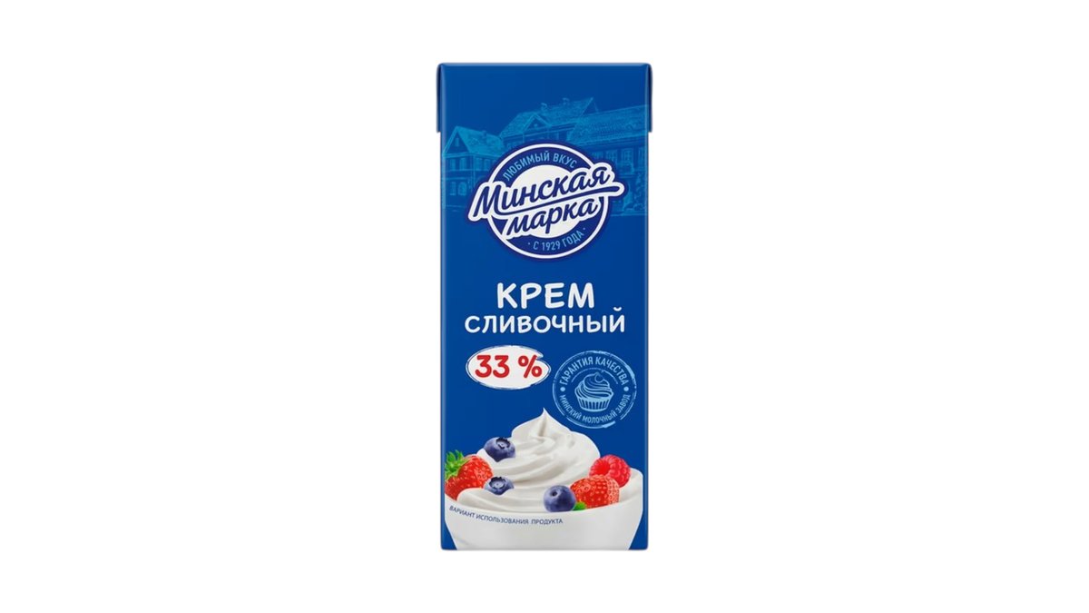 მინსკური მარკა შებერილი ნაღები 33% (200 ml)