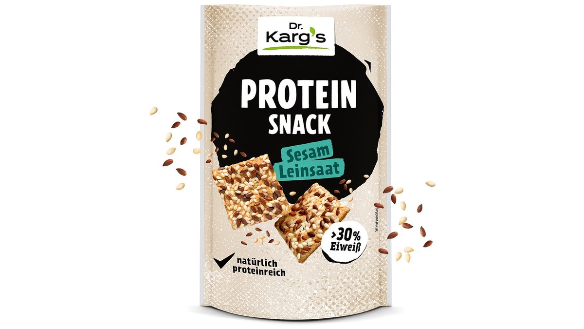 DR. KARGS Crackers სეზამის მარცვლით და სელის თესლით (85 g)