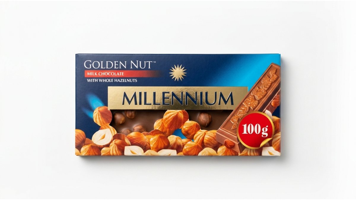 Millennium Gold молоко milk chocolate with hazelnuts (100 g)