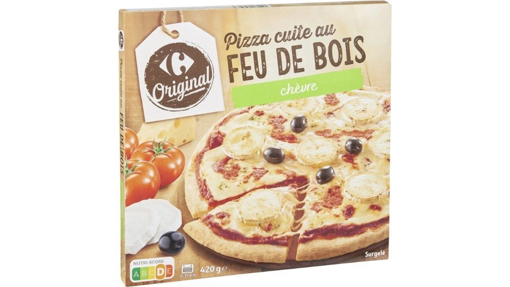 Carrefour Frozen Pizza goat cheese (420 g)