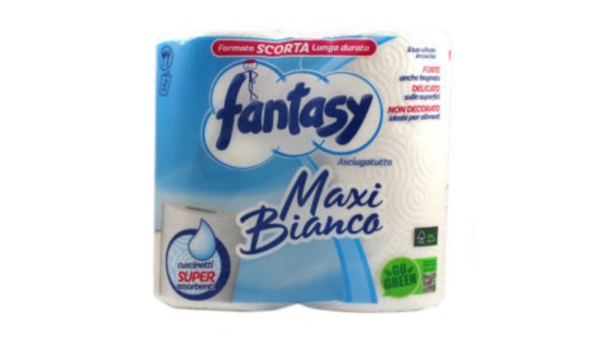 Fantasy Kitchen бумажное полотенце Maxi White (2 pcs)