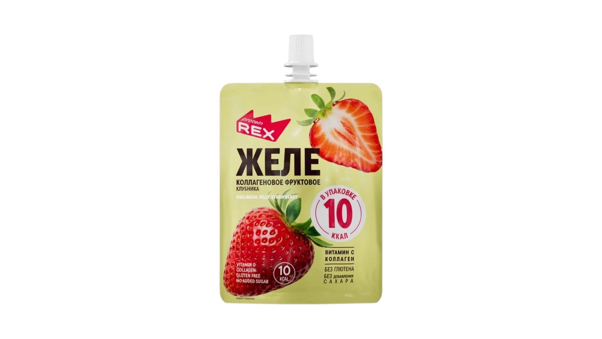 REX პროტეინის ბარი Strawberry Flavor (100 g)