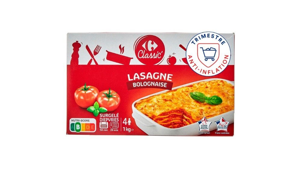 CRF გაყინული მზა კერძი Bolognese (1000 g)