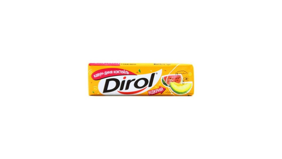 Diroli ჟვება რეზინა watermelon and melon cocktail (13.6 g)