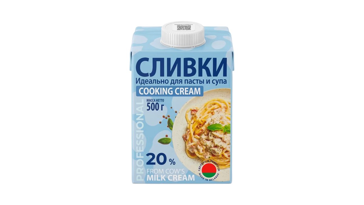 მოლოჩნი მირ Взбитые сливки 20% (500 გ)