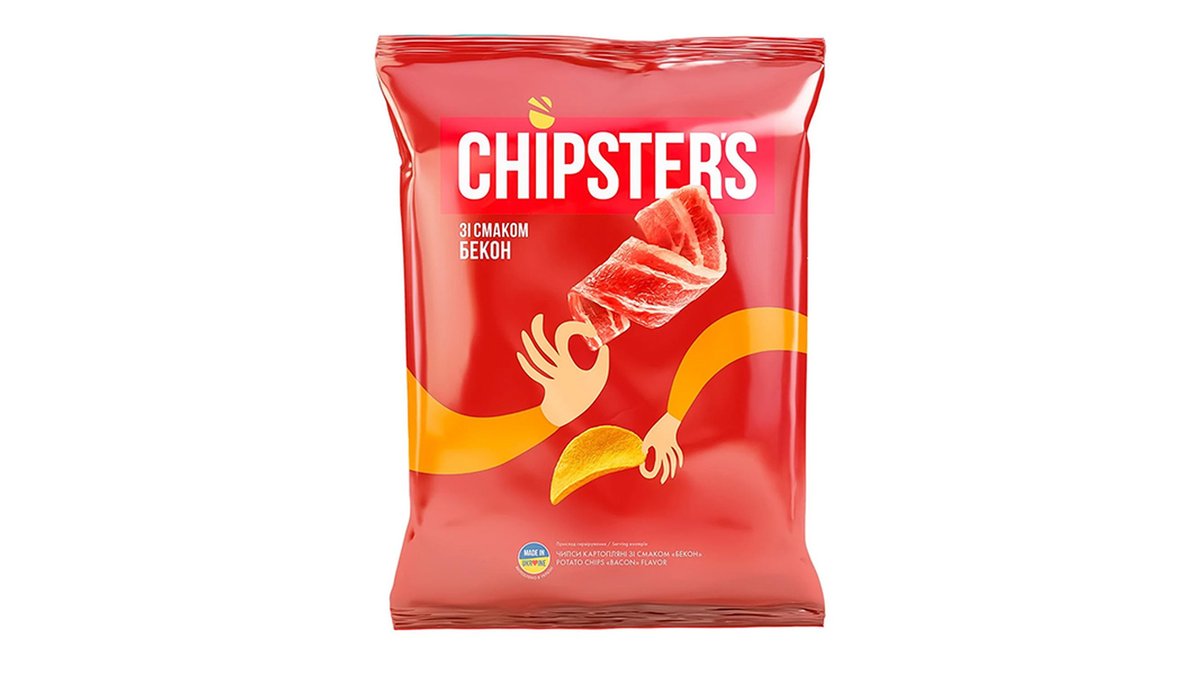 Chipsters Chips Bacon (150 gr)