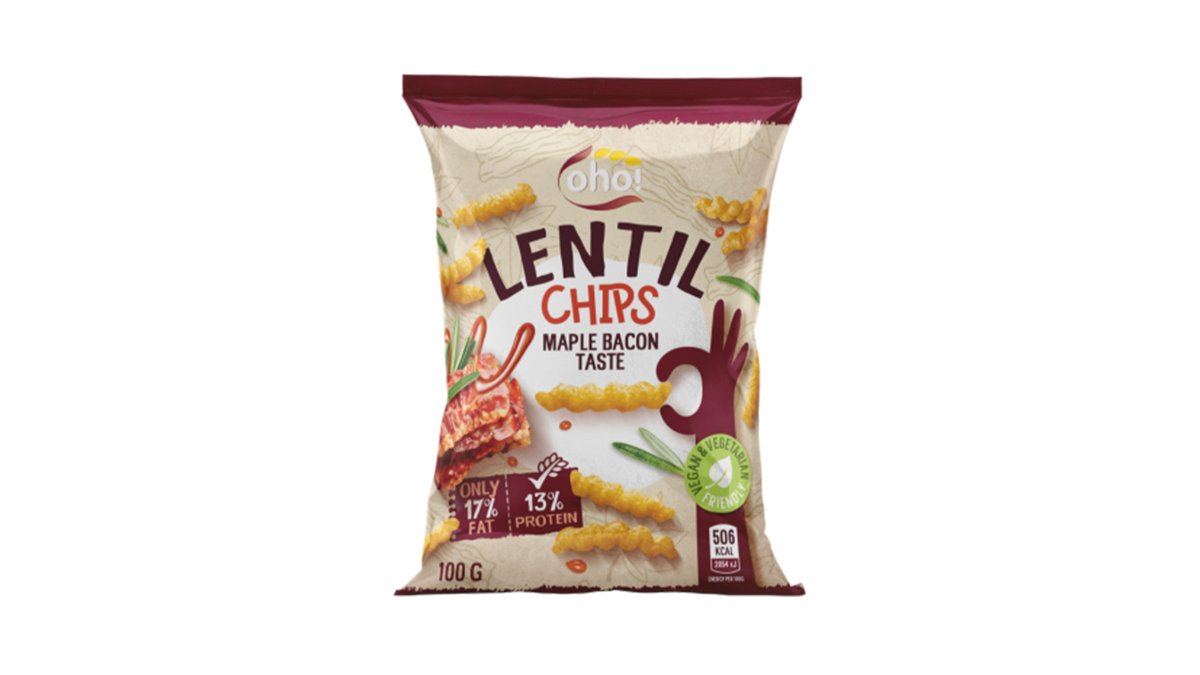 OHO ჩიპსი bacon and maple flavor (100 გრ)