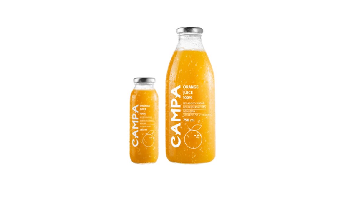 Campa წვენი orange juice (750 ml)