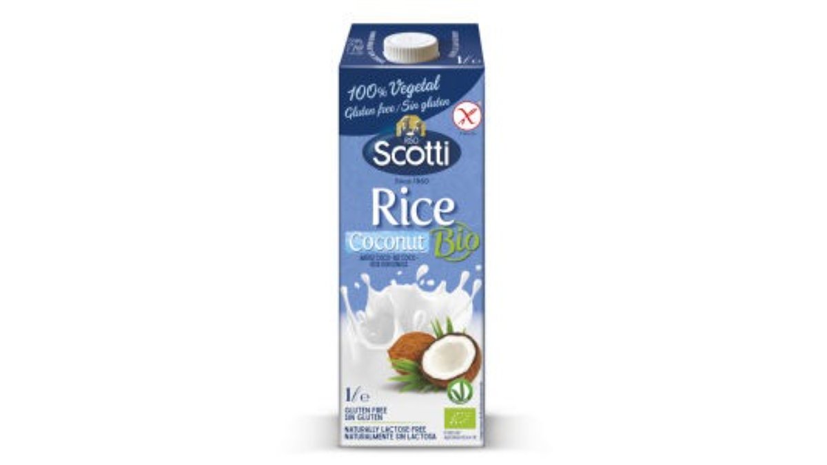 Scott молоко Rice with coconut lactose unsalted (1 l)