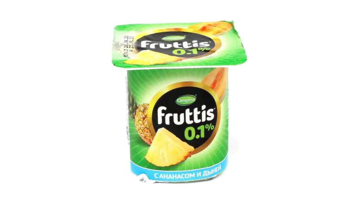 Frutis Йогурт pineapple, melon, wild berries (110 g)