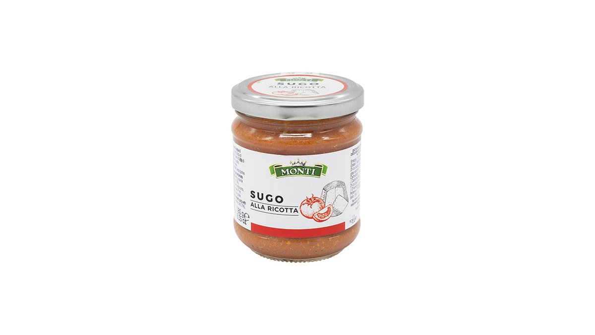 Monti ტომატის სოუსი tomato cheese Ricotta (180 g)