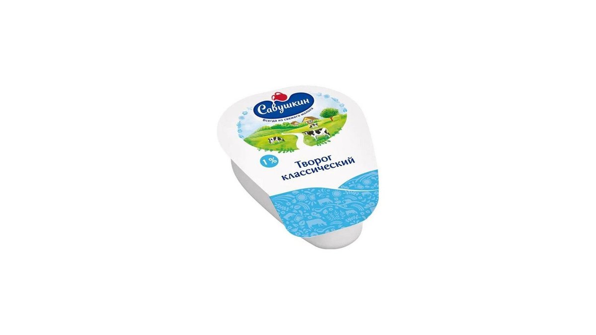 SAVUSHKIN Sour cream 1% (180 g)