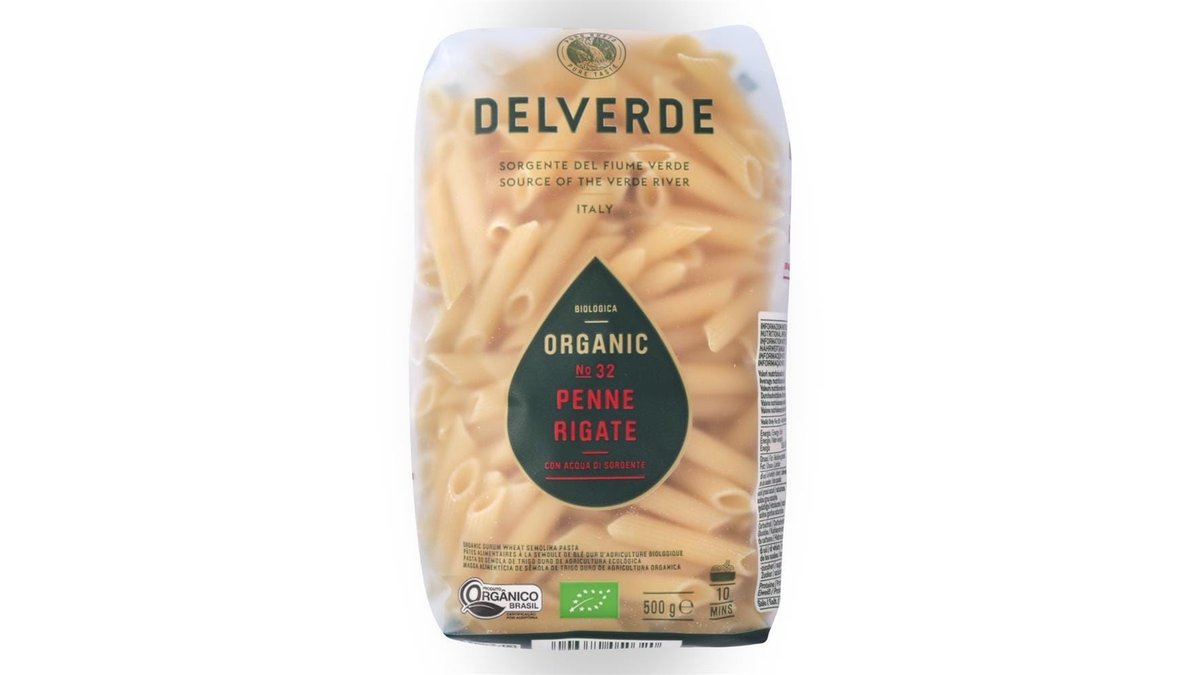 Delverde Pasta Organic Penne Rigate N32 (500 g)