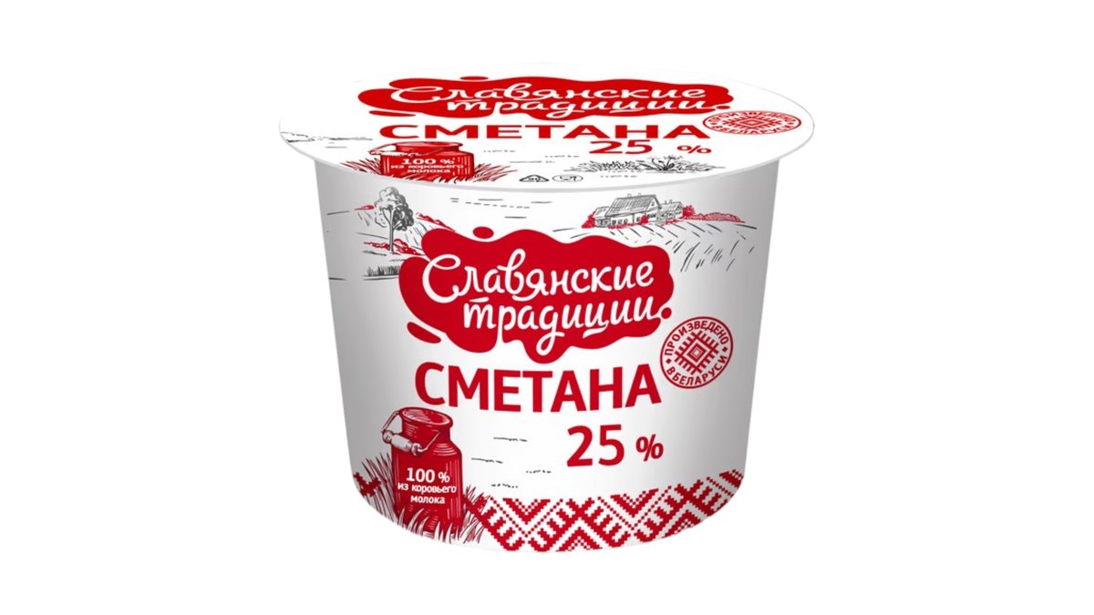სლავური ტრადიციები Сметана 25%