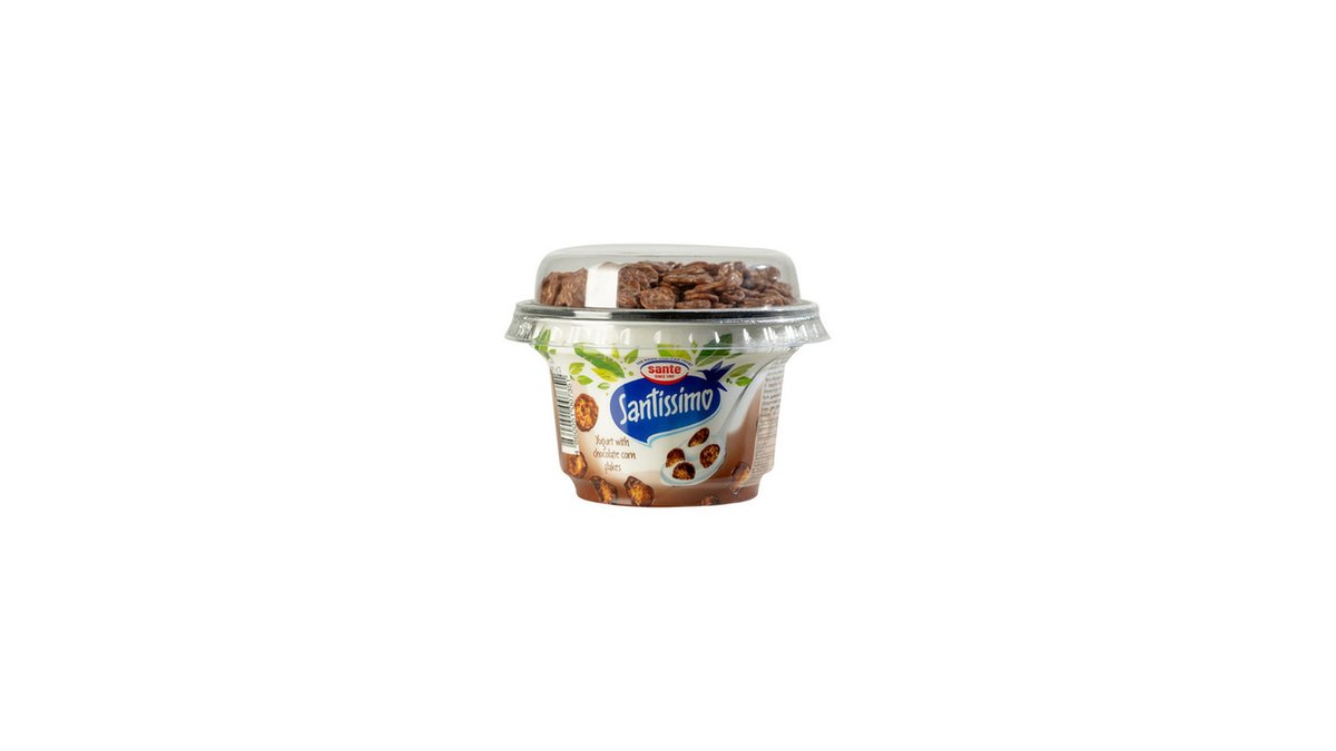 Santissimo йогурт chocolate flakes (155 g)