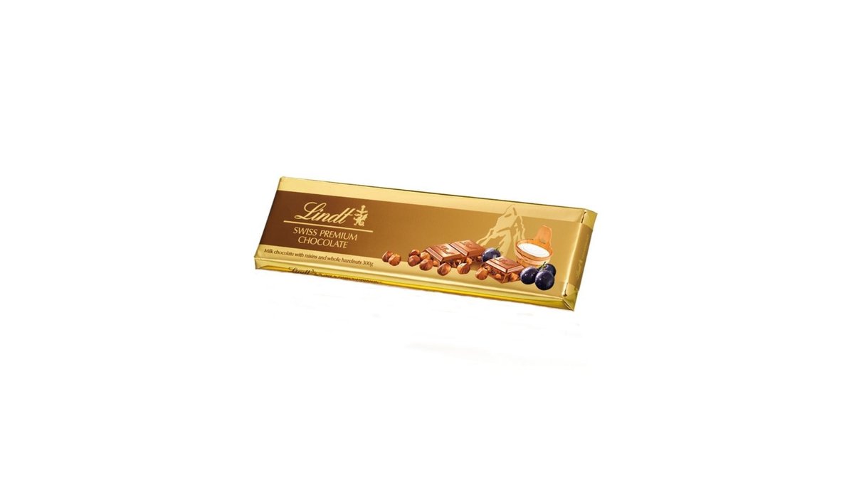 Lindt Chocolate with nuts and raisins (300 g)