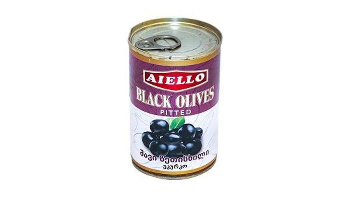 Aiello ზეთისხილი Greek black ukurko (300 g)