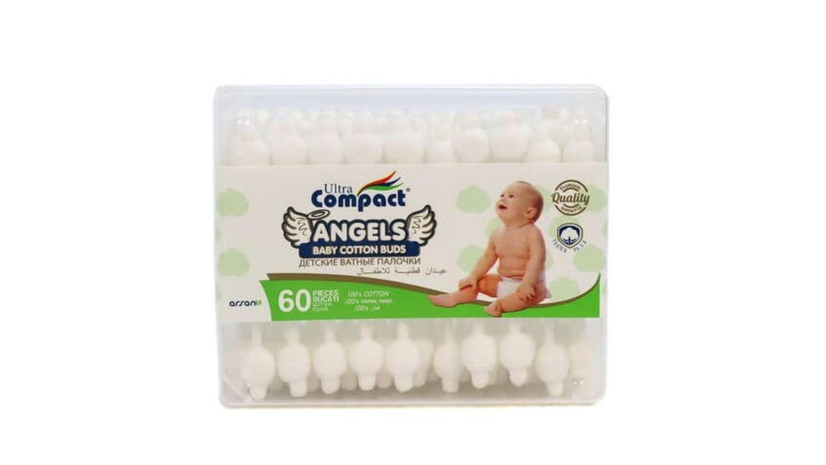 ყურის ჩხირები (60 pcs)