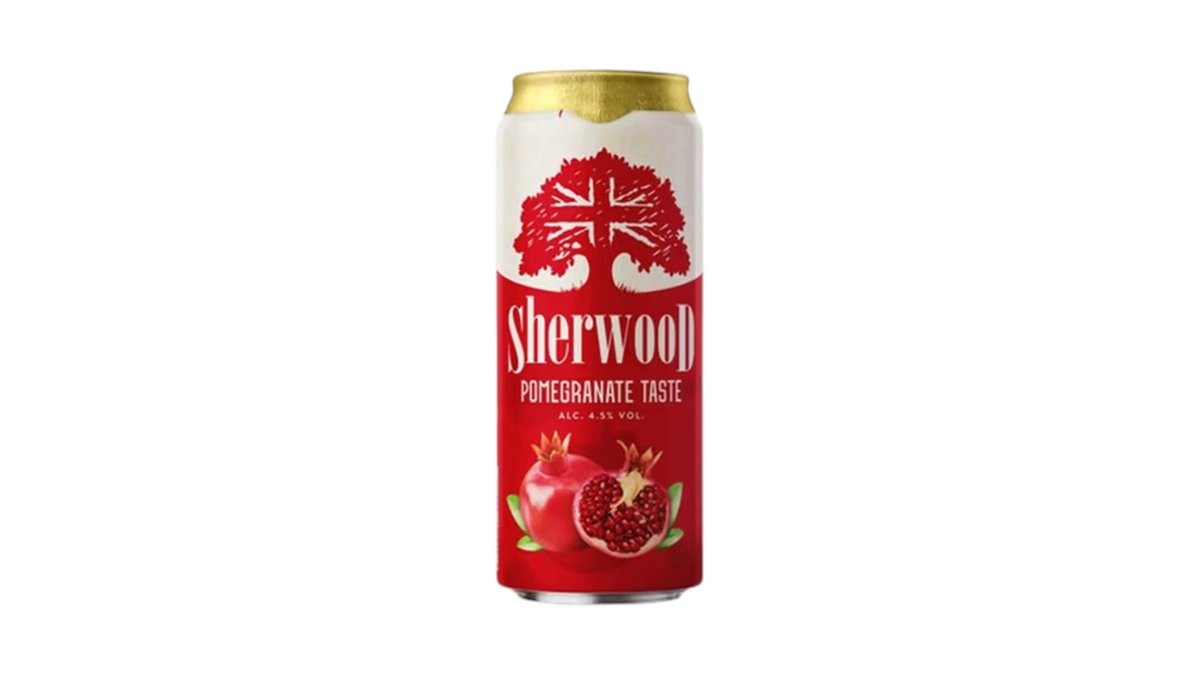 Sherwood beer with pomegranate