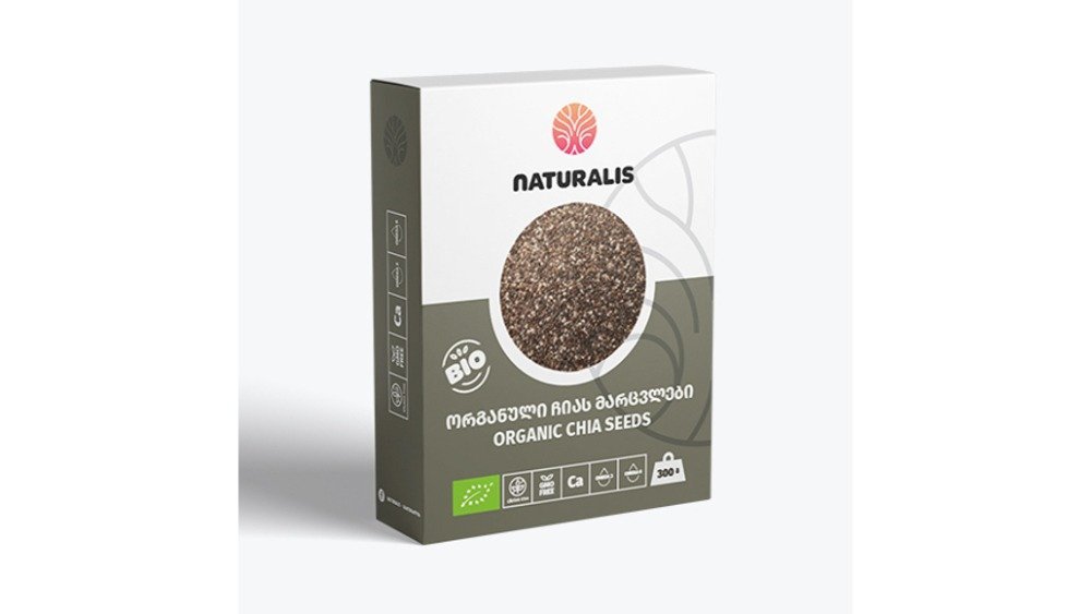 Naturalis ჩიას თესლები Chia Organic (300 g)