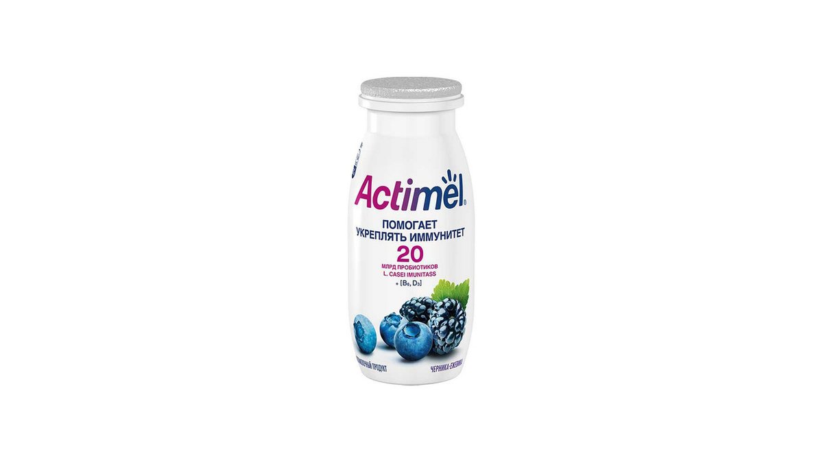 Aktimel йогурт Currant Blackberry (95 g)