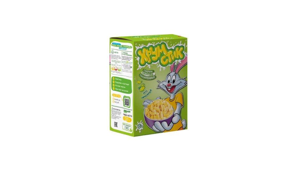 ხრუმსტიკ Popcorn ლიმონი (120 გ)