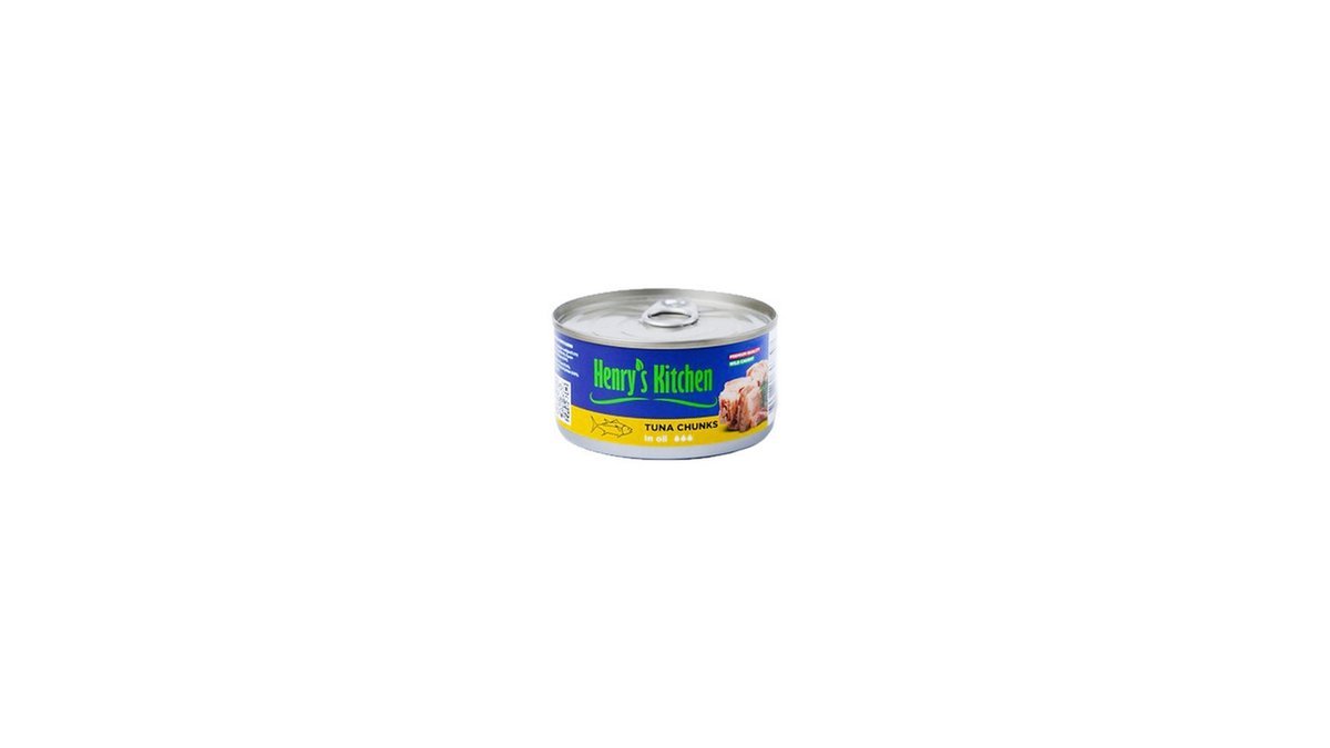 Henry's Kitchen fish tuna fillet in oil (140 g)