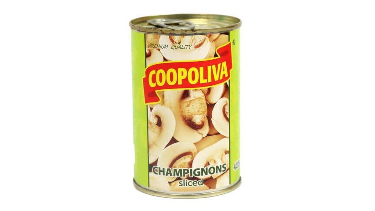კოპოლივა Canned Mushrooms Sliced Premium (425 ml)