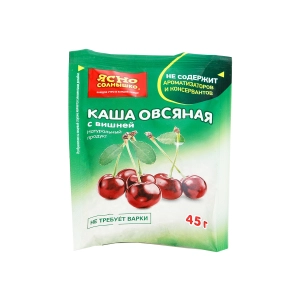 Solnishko Овсяные крупы cherry (45 g)