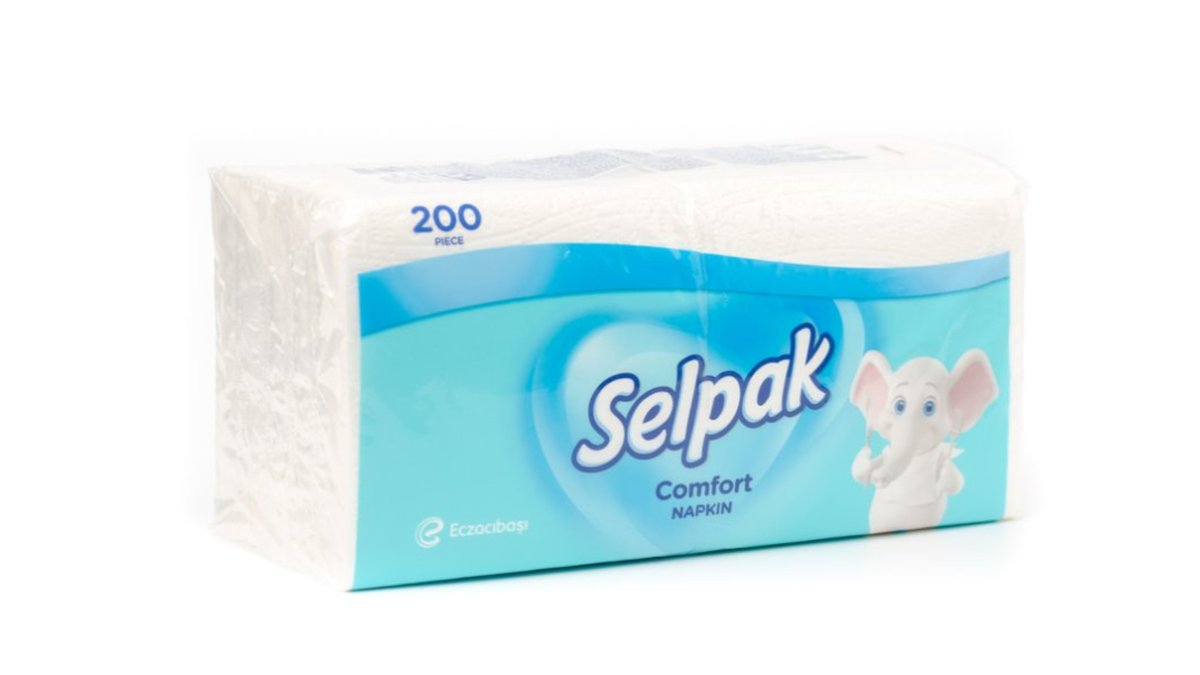 Selpak Антибактериальные Влажные Салфетки Comfort (200 pcs)
