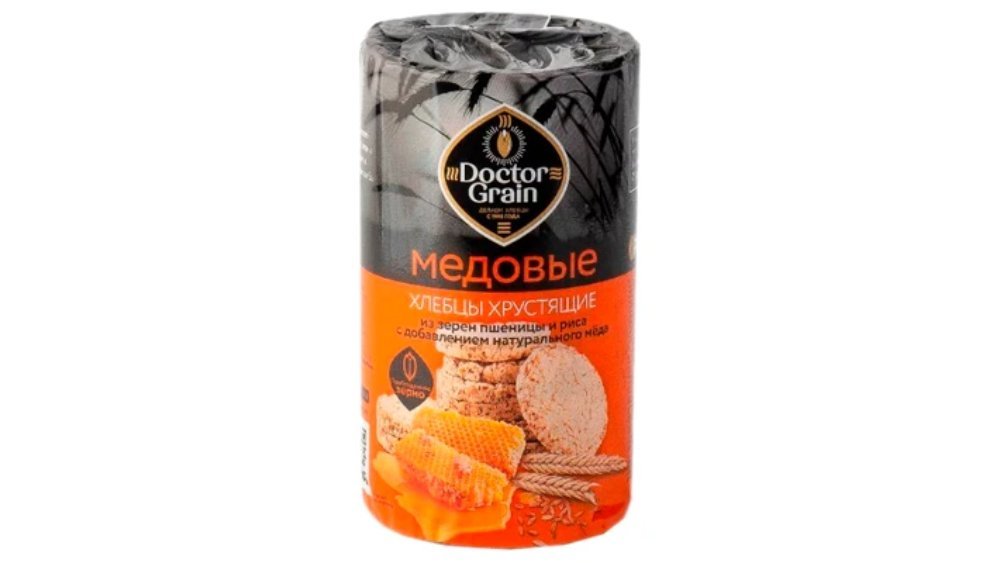 დოქტორგრაინი პური honey crispy (80 g)