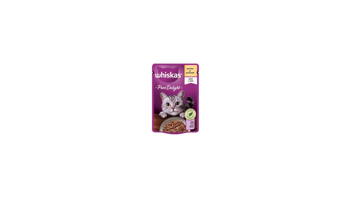 WHISKAS ცხოველების საკვები Chicken Jelly (85 g)