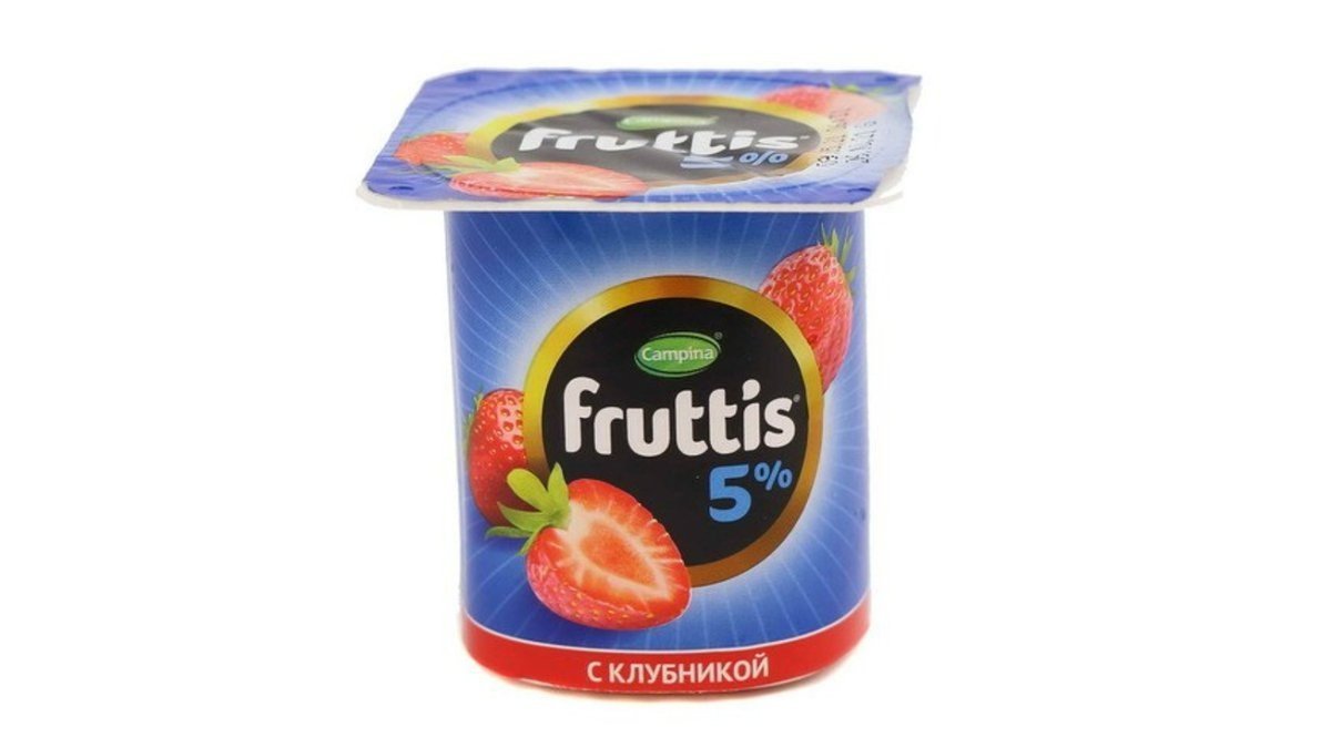 ფრუტისი Йогурт strawberry-peach (115 g)