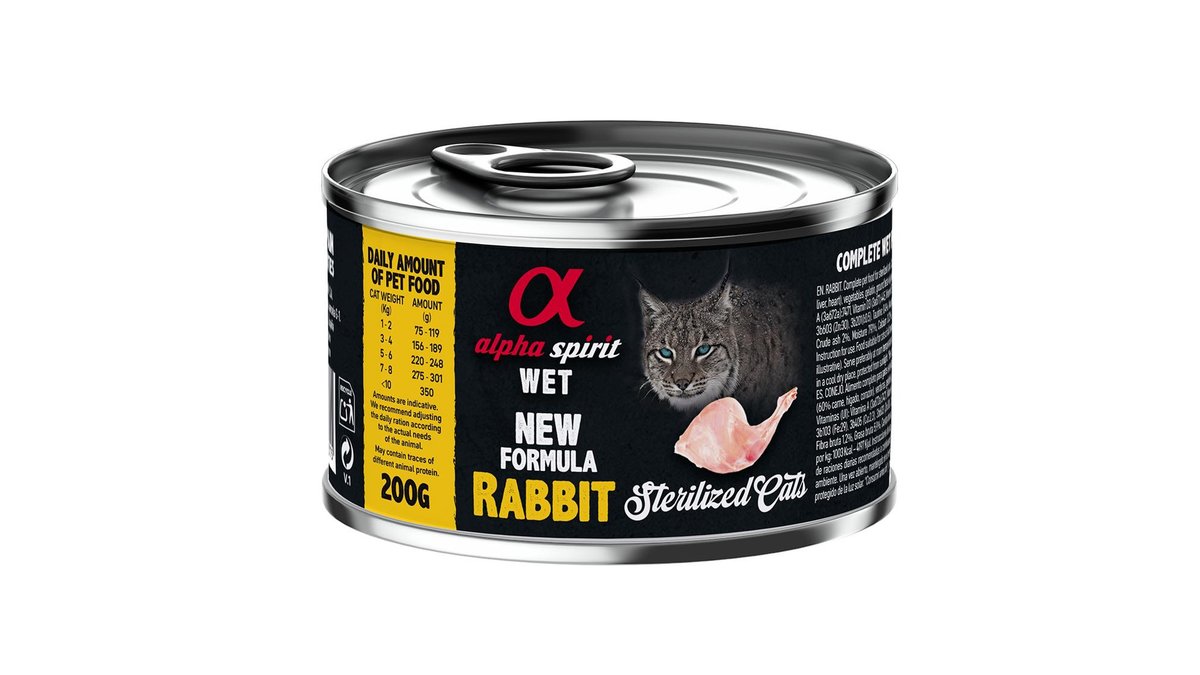 Alpha Spirit ცხოველების საკვები Rabbit (200 g)