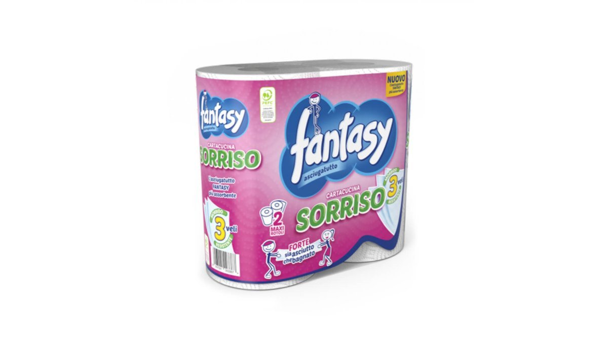 Fantasy-Kitchen paper towel 3 layers (2 pcs)