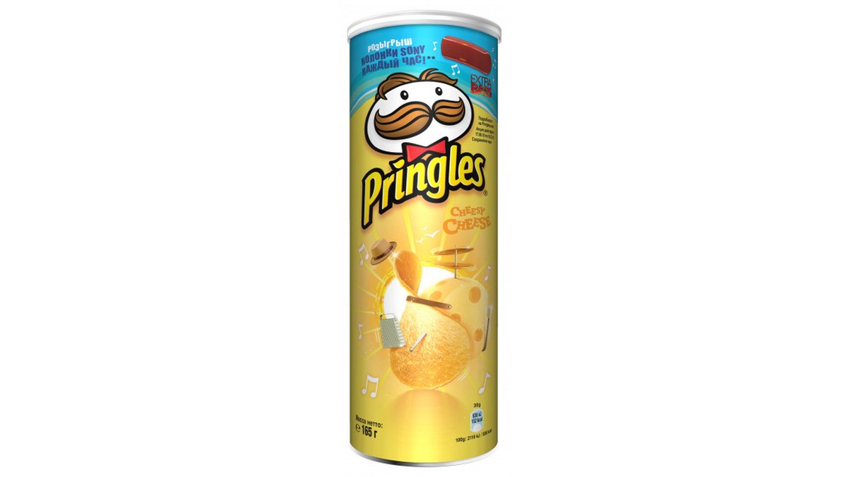 Pringles чипсы con queso (158 g)