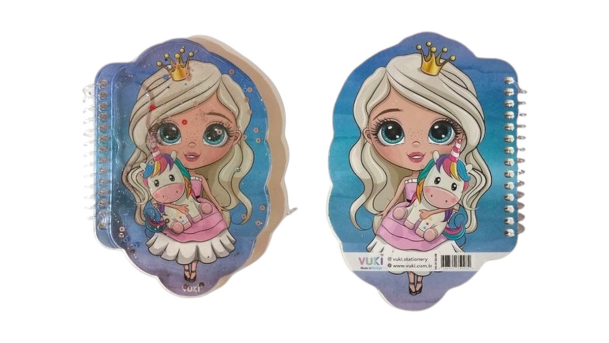PRINCESS Notebook A6 Spring Glitter (1 pcs)