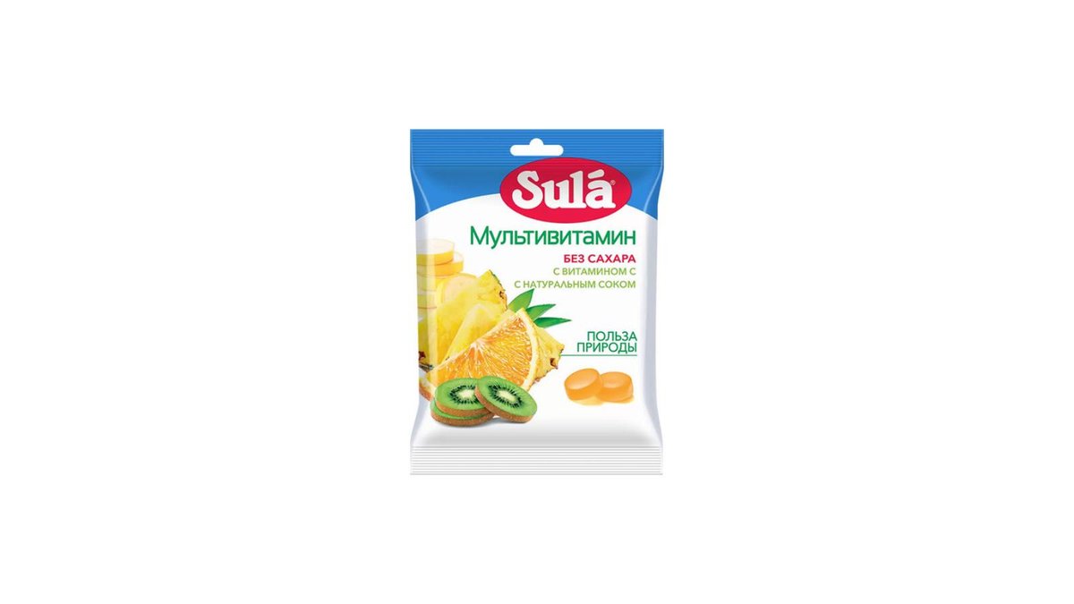 SULA კანფეტი candy multivitamin (60 g)
