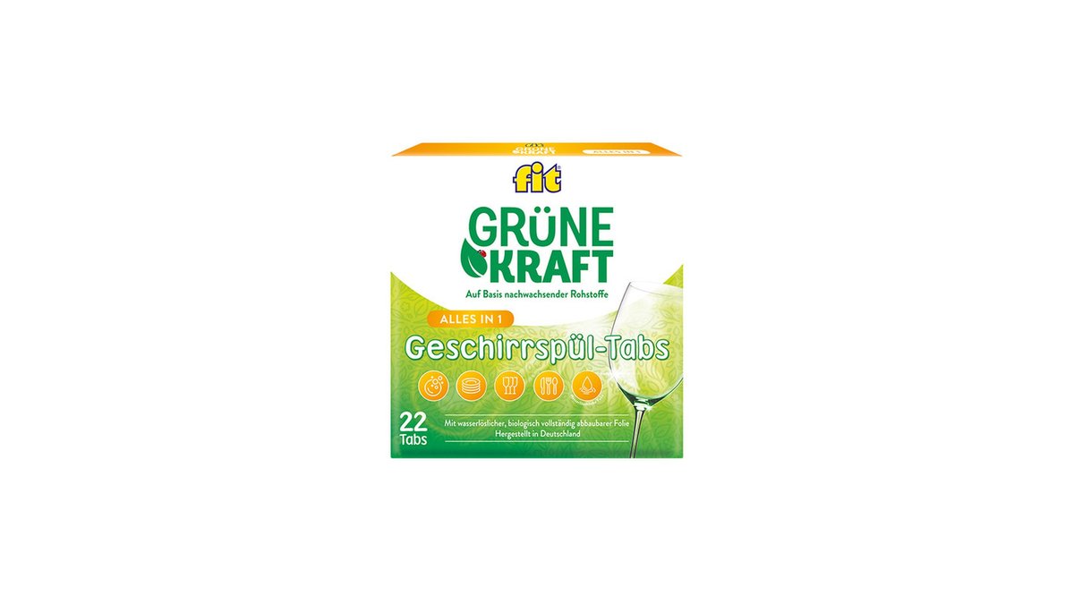 გრუნე კრაფტი Моющее средство для посуды all in one (30 pcs)