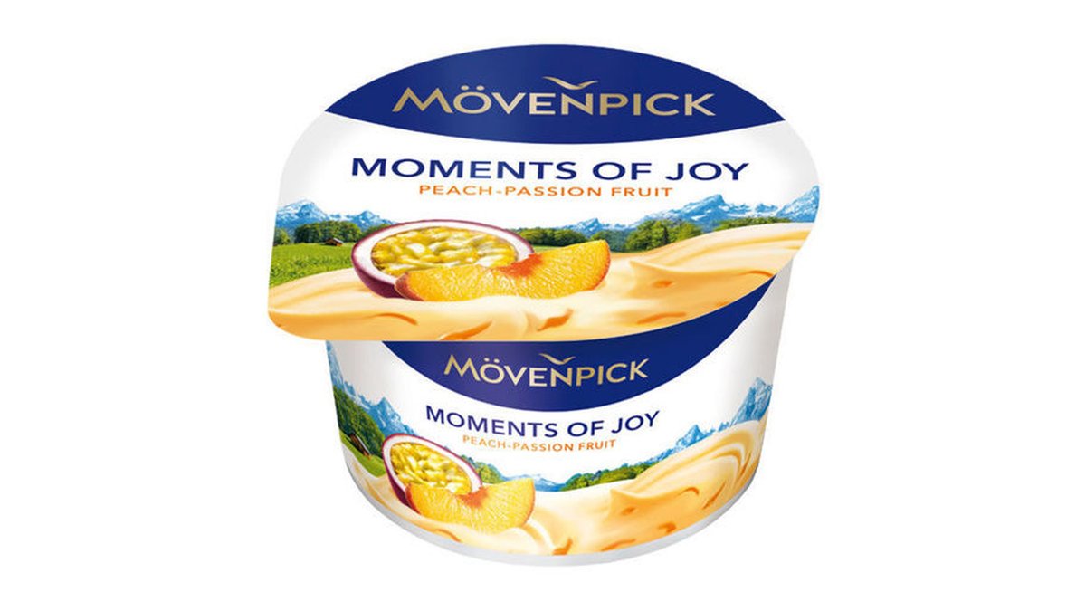 Movenpik йогурт Peach and Maracua (100 gr)
