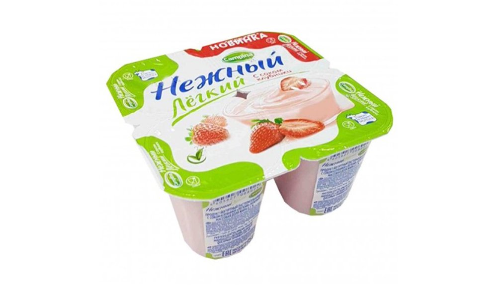 Nezhni  Молочный десерт banana / strawberry (95 g)